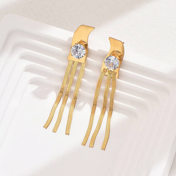 Fashionable Vintage Tassel Stud Earrings for Women