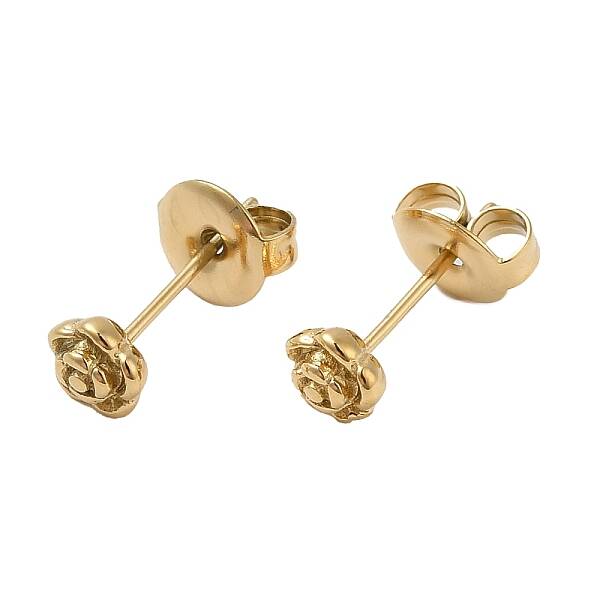 Ion Plating(IP) 304 Stainless Steel Stud Earrings