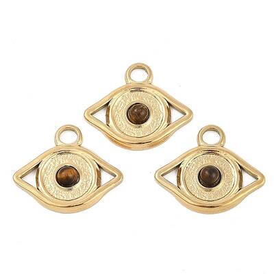 Natural Tiger Eye Eye Pendants