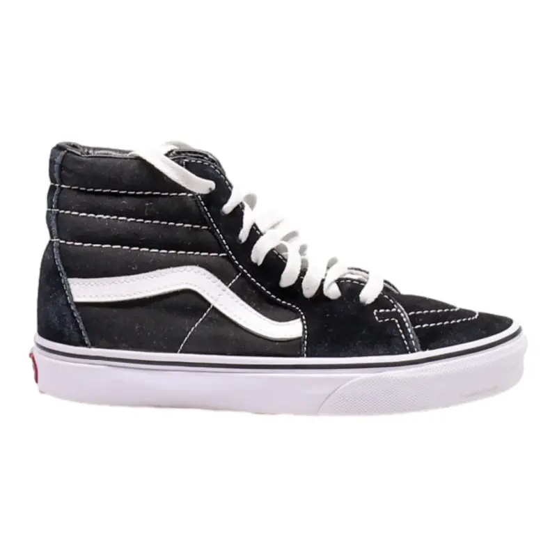 VANS High Top Trainers Black Canvas Womens UK 3.5