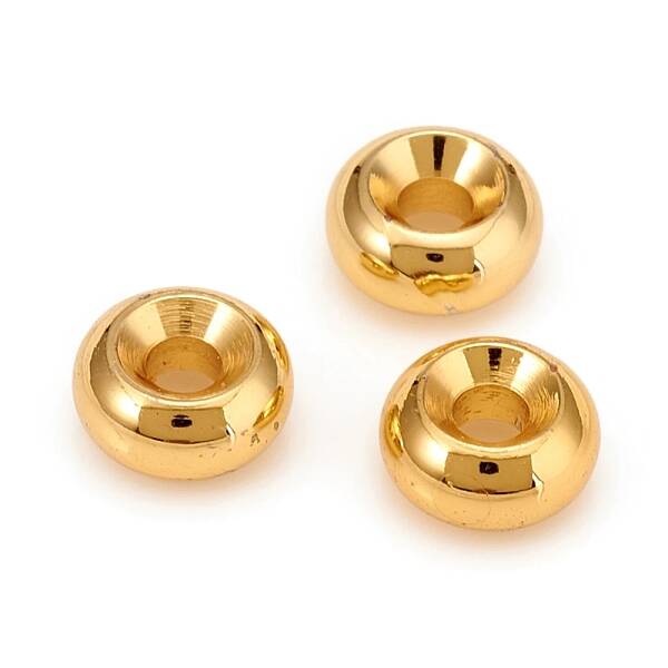 Long-Lasting Plated Brass Spacer Beads