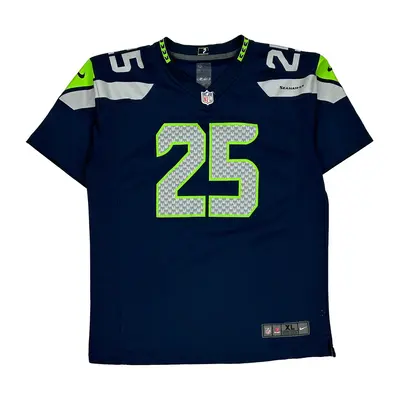 Seattle Seahawks Nike Nfl Jersey - XL Navy Polyester