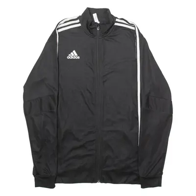 ADIDAS Mens Track Jacket Black L