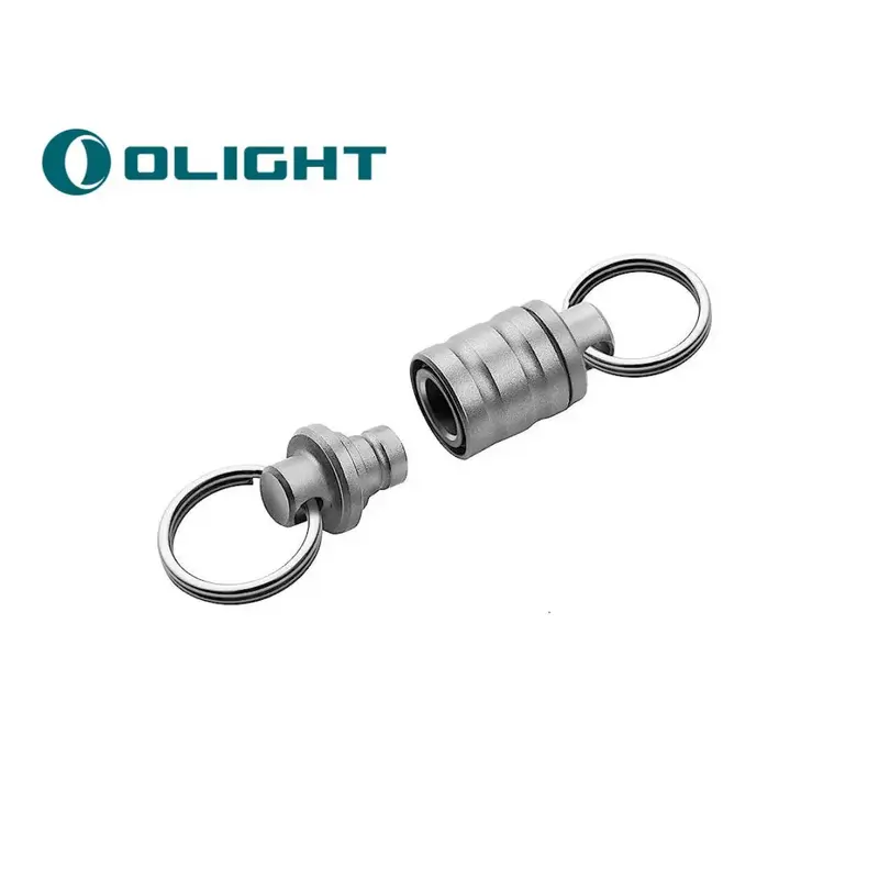 Otacle R1 Magnetic Keychain Connector, Esay Detachable Titanium Key Ring, Quick Release EDC Accessory for Outdoor
