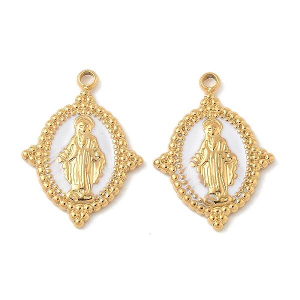 304 Stainless Steel Enamel Pendants