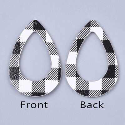 PU Leather Big Pendants