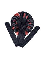 Premium Non Slip Satin Hair Bonnet Double Layer Satin Soft Band