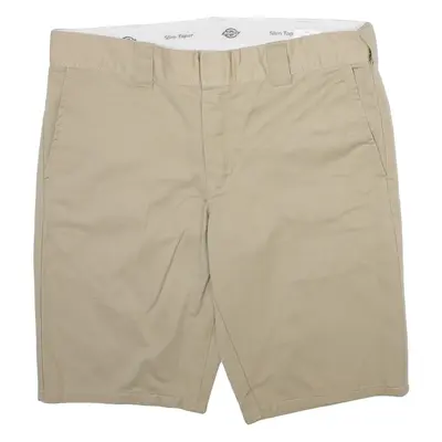 DICKIES Mens Casual Shorts Beige Slim L W36