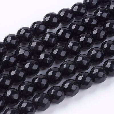 Natural White Jade Bead Strands