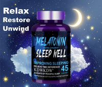 KDWKDW Melatonin gummies sleep well improving sleeping Healthcare Natural
