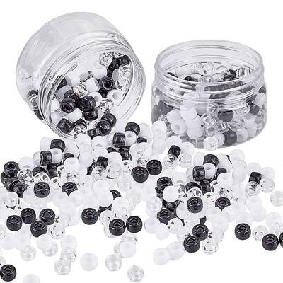 Transparent Acrylic European Beads