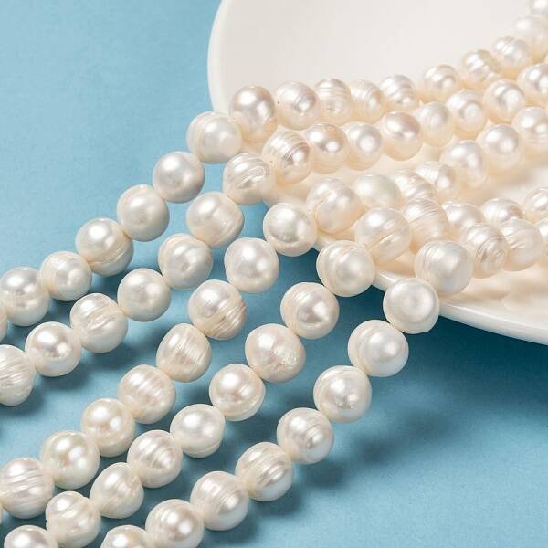 Natural Cultured Freshwater Pearl Beads Strands