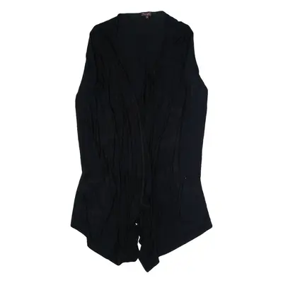 MONSOON Womens Kimono Top Black V-Neck Long Sleeve UK 10