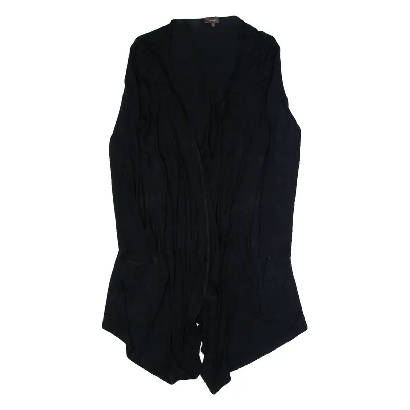 MONSOON Womens Kimono Top Black V-Neck Long Sleeve UK 10