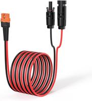 10AWG 35FT Solar to XT60i  2 10 25 35 50 75 100FT Solar Connector to XT60i Adapter  for Portable Power Station (35FT)