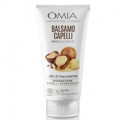 Omia Eco Organic Conditioner Macadamia Oil Damaged Hair 180 ml