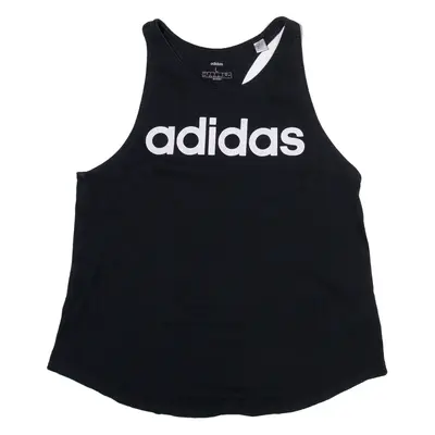 ADIDAS Girls Vest Black Sleeveless L