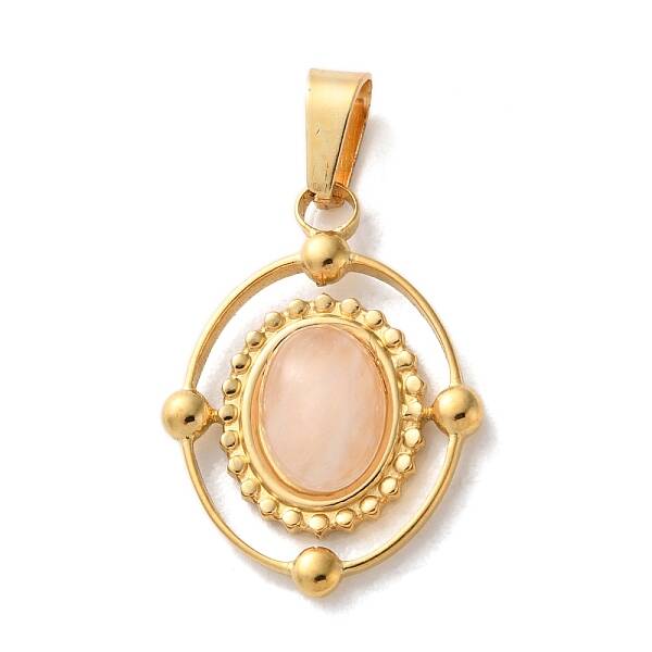 Natural Rose Quartz Pendants