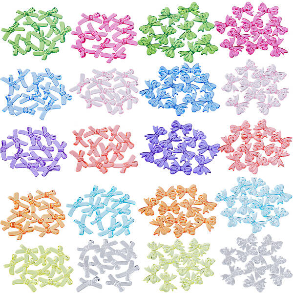 20 Styles Transparent Acrylic Beads