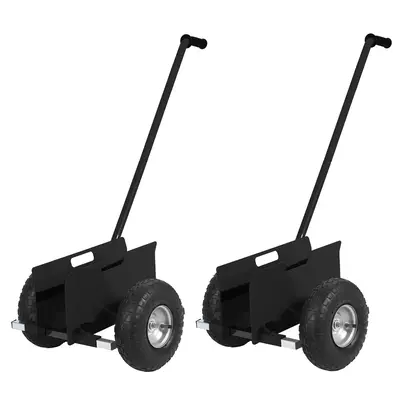 Garvee Heavy Duty Panel Dolly Cart – 660 lbs Capacity, Extended Handle, Sturdy Steel Construction, Sturdy Rubber Wheels –...