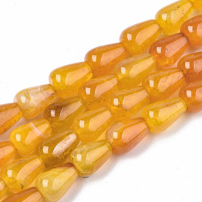 Natural Crackle Agate Beads Strands