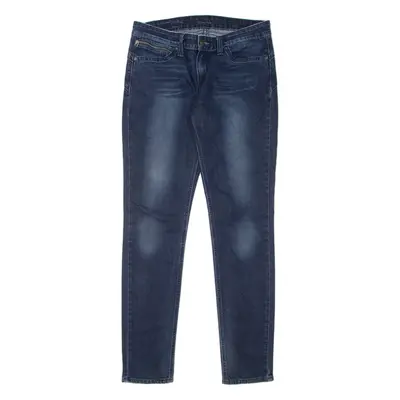 LEVI'S Low Rise Womens Jeans Blue Slim Skinny Stone Wash W31 L34