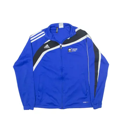 ADIDAS ClimaCool Track Jacket Blue Striped Mens S