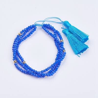 Glass Multi-strand Bracelets