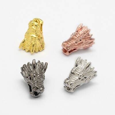 Dragon Head Alloy Beads