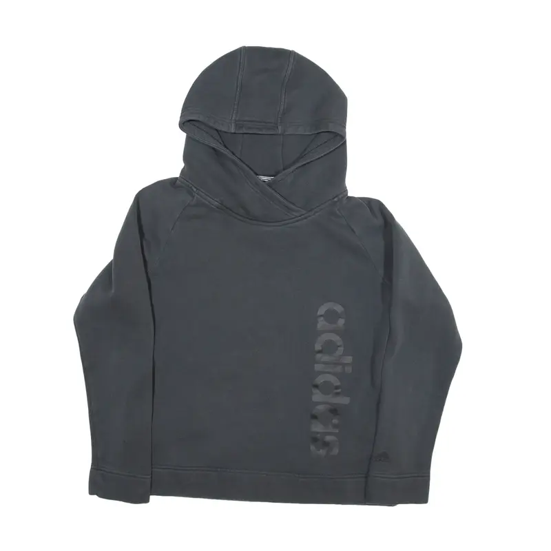 ADIDAS Hoodie Grey Pullover Womens S