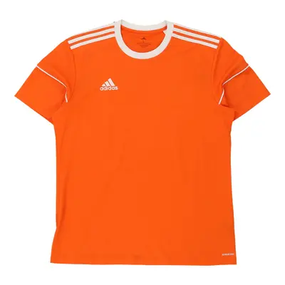 Adidas T-Shirt - Large Orange Polyester