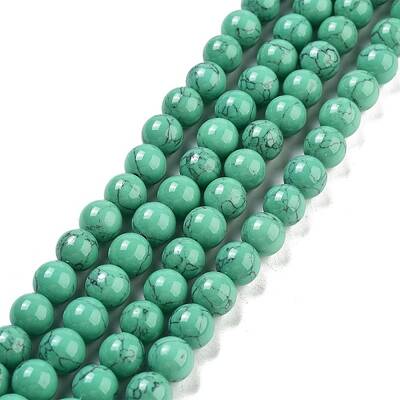 Synthetic Turquoise Beads Strands