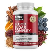 Blood Sugar Complex Supplement - Supports Healthy Blood Sugar Levels Already Within Normal Range All Natural with Cinnamon, B...