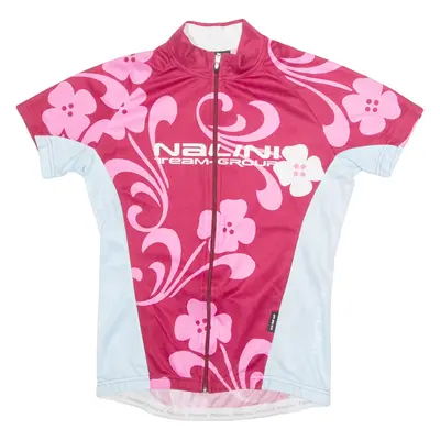 NALINI Cycling Womens Jersey Maroon 1/4 Zip M