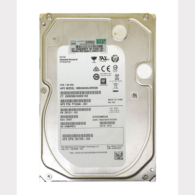 P12346-001 HP 6TB 6Gb/s SAS 7200 3.5-inch 64MB Hard Drive