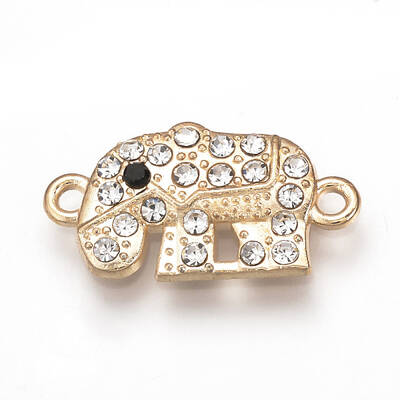 Alloy Rhinestone Links connectors