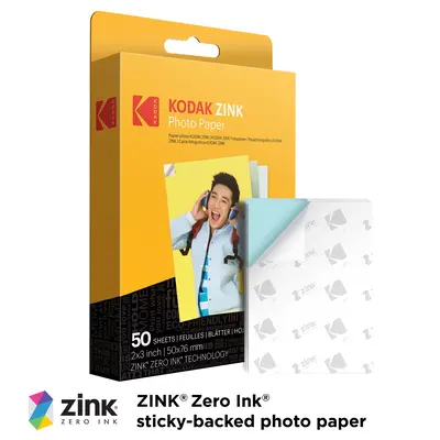Kodak Zink Photo Paper 2x3\
