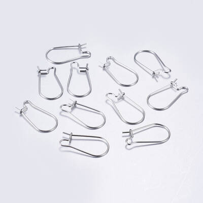 Tarnish Resistant 304 Stainless Steel Hoop Earrings