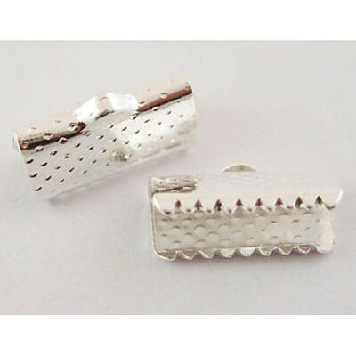 Iron Ribbon Crimp Ends