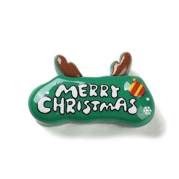 Christmas Theme Opaque Resin Decoden Cabochons