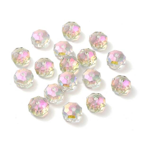 Electroplate Transparent Glass Beads
