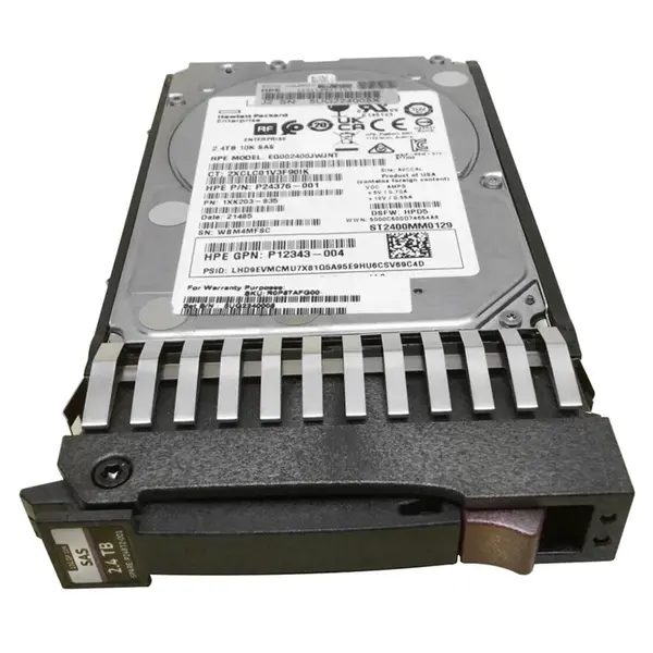 P24832-001 HPE 2.4TB 10000RPM SAS 12Gb/s (512e) 2.5-Inch Hard Drive