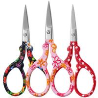 Embroidery Scissors, 1 Count Stainless Steel Stork Scissors for Sewing, Craft, Art Work & Everyday Use, Sewing Tool Kit, Hous...