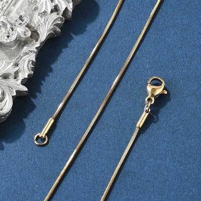 304 Stainless Steel Snake Chains Necklaces