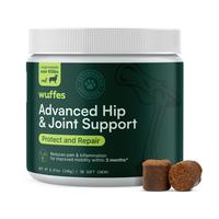Wuffes Advanced Hip and Joint Supplement for Large Dog Breeds - 30 Soft Chews