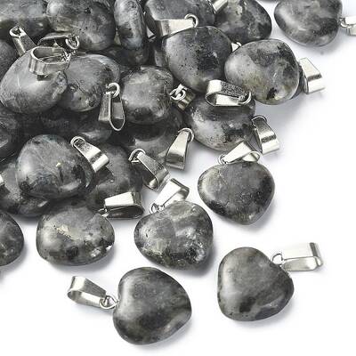 Natural Larvikite Pendants