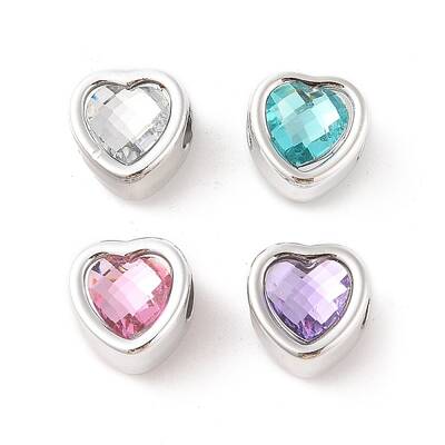 Opaque Acrylic with Rhinestone Beads