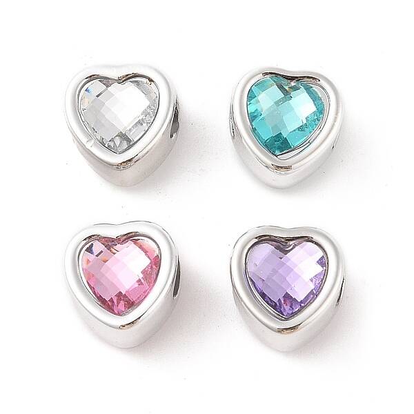 Opaque Acrylic with Rhinestone Beads