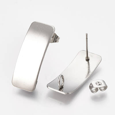 Non-Tarnish 304 Stainless Steel Stud Earring Findings