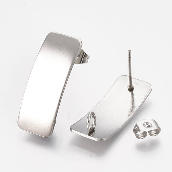 Non-Tarnish 304 Stainless Steel Stud Earring Findings